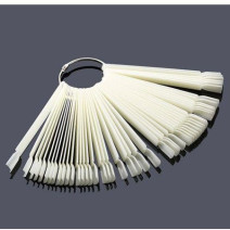 Profico vzorkovník na nechty na paličkách naturálny 50 ks