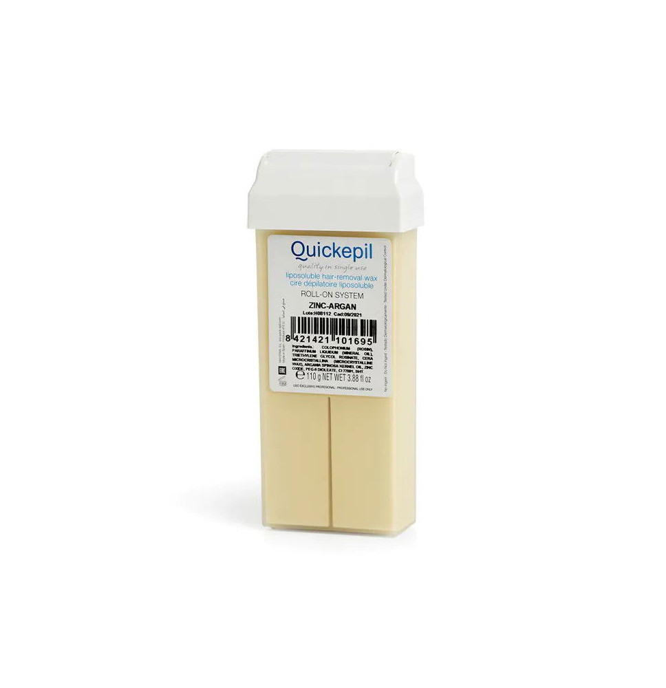 Vosk na depiláciu QUICKEPIL Zink Argan 110 g