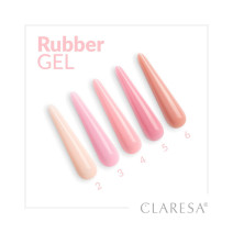 Claresa UV/Led Rubber gél na nechty 04 90g