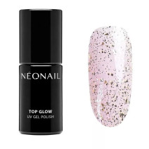 Gél lak Neonail Top Glow Gold Flakes 7,2 ml