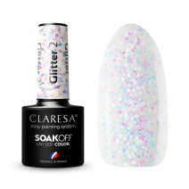 Gél lak CLARESA Glitter 2 5ml