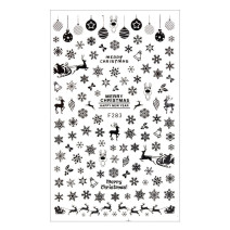 Nálepky na nechty vianočné F283