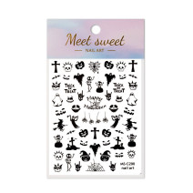 Nálepky na nechty Halloween MS-C298