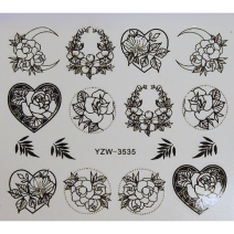 Vodonálepky na nechty  YZW-3535