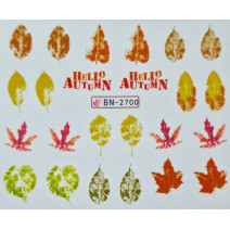 Vodonálepky na nechty jeseň BN-2700