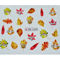 Vodonálepky na nechty jeseň BN-2699