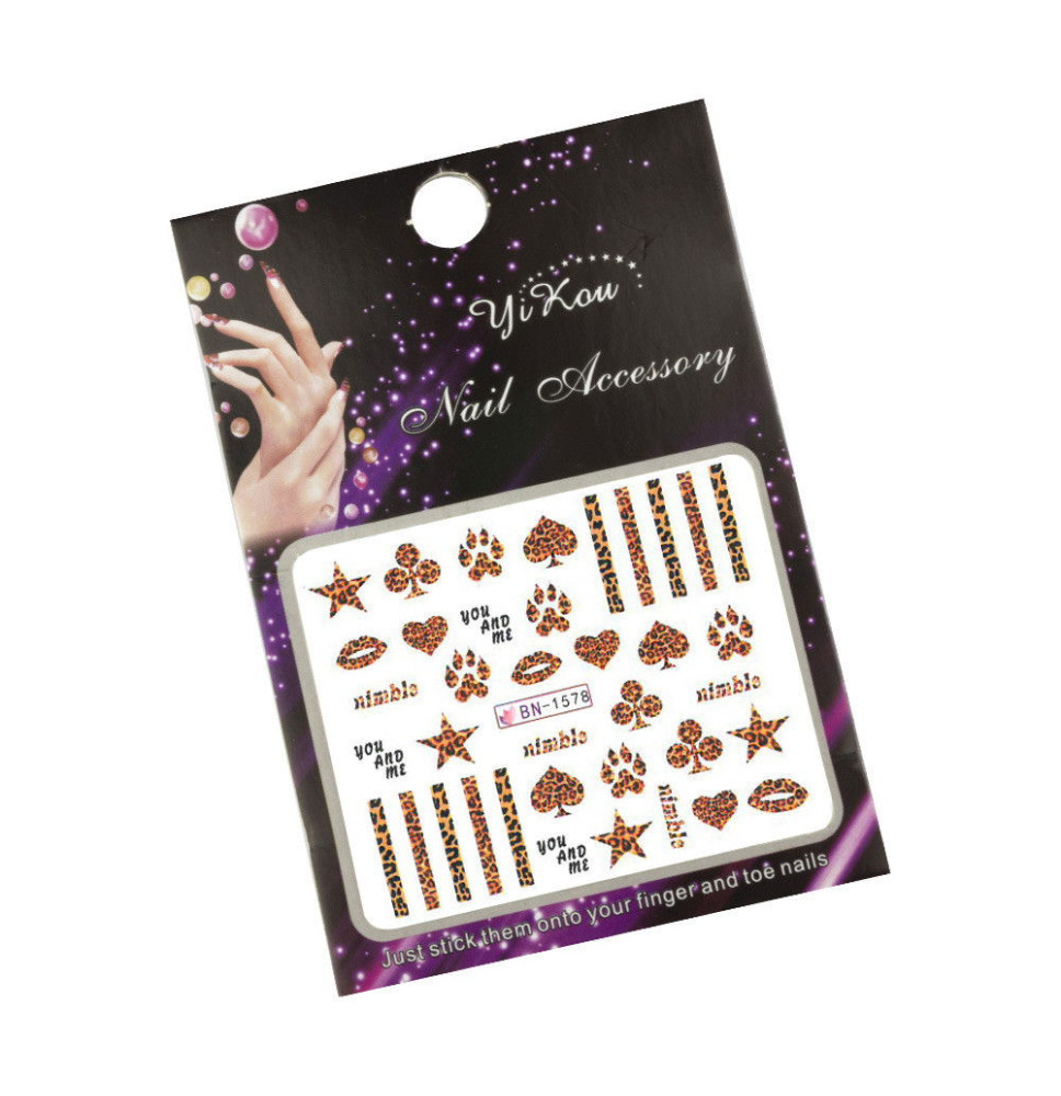 Vodonálepky na nechty BN-1578