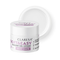 CLARESA STAVEBNÝ GÉL NA NECHTY SOFT&EASY MILKY WHITE 45g