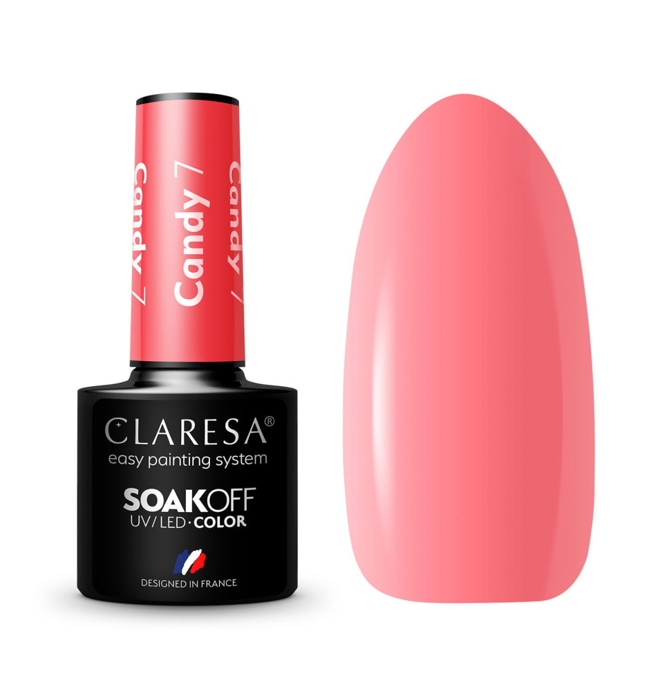 Gél lak CLARESA Candy 7 5ml