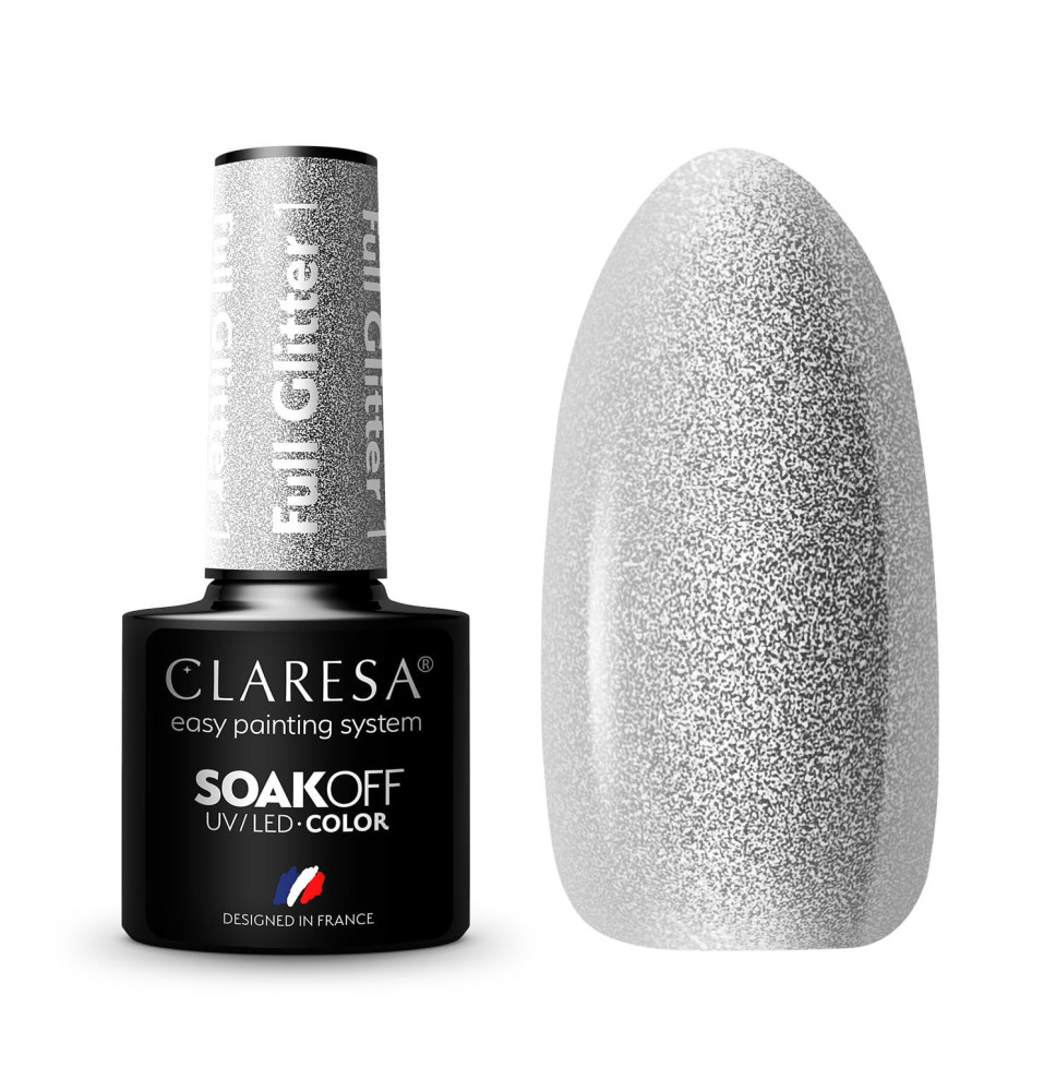 Gél lak CLARESA Full Glitter 1 5ml