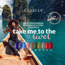 Gél lak CLARESA Red 418 5ml