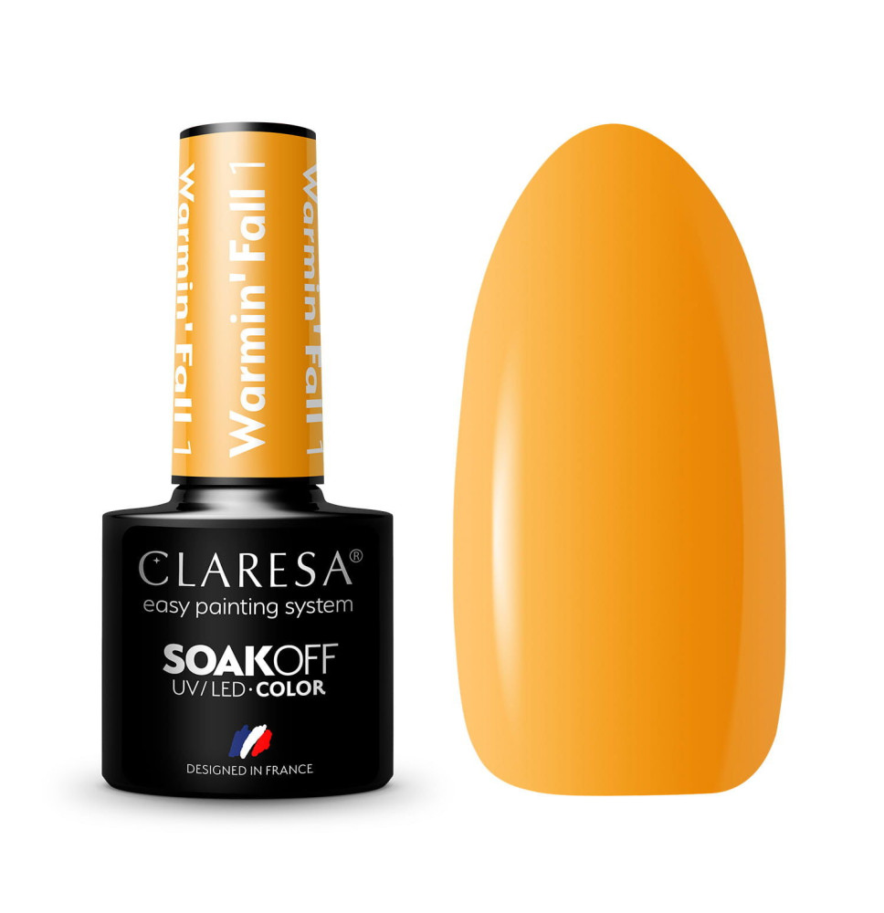 Gél lak CLARESA Warmin´Fall 1 5ml