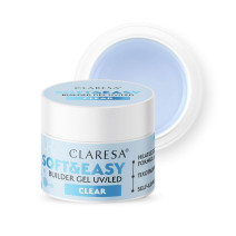 CLARESA STAVEBNÝ GÉL NA NECHTY SOFT&EASY CLEAR 90G