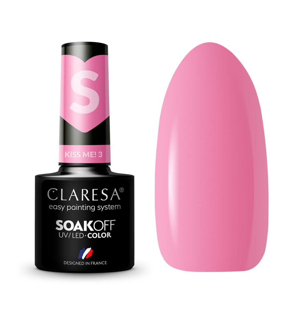 Gél lak CLARESA Kiss Me! 3 5ml