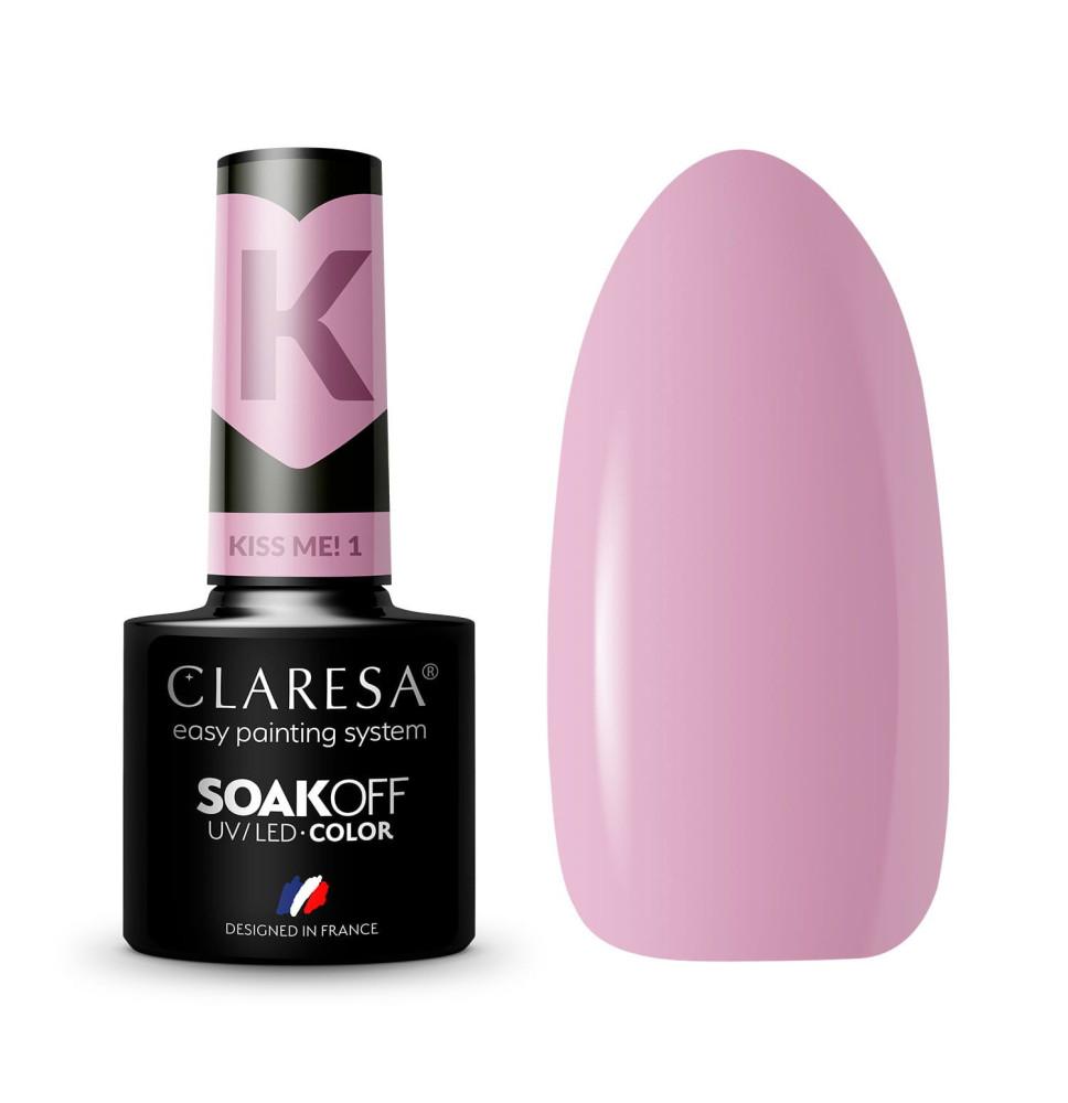 Gél lak CLARESA Kiss Me! 1 5ml