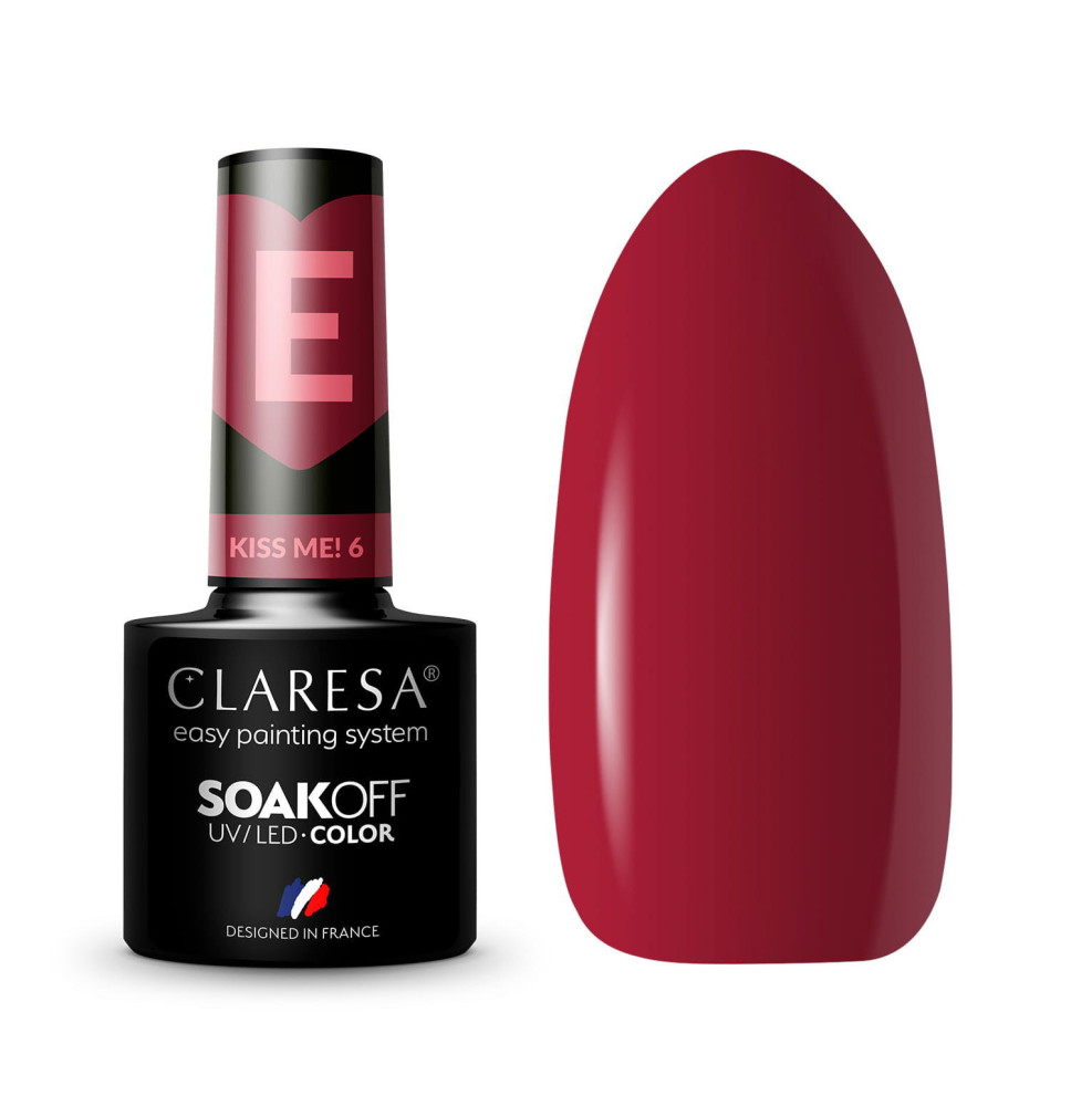 Gél lak CLARESA Kiss Me 6 5ml
