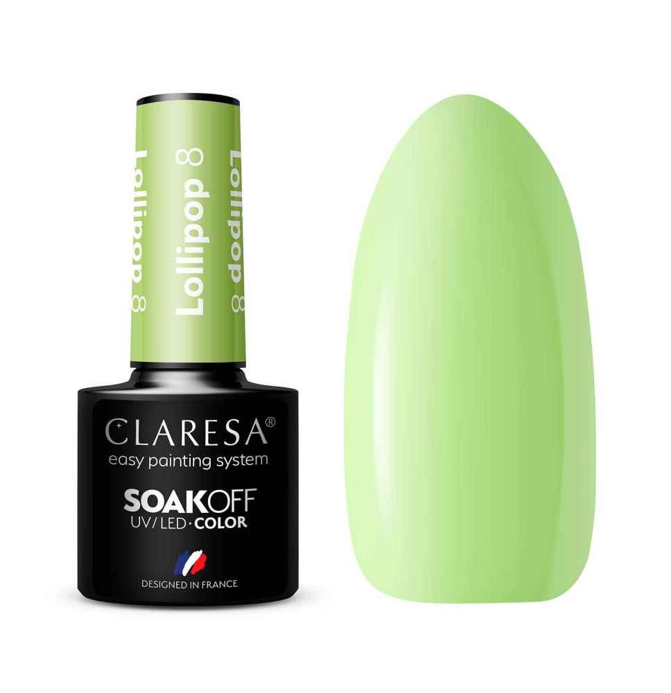 Gél lak CLARESA Lollipop 8 5ml