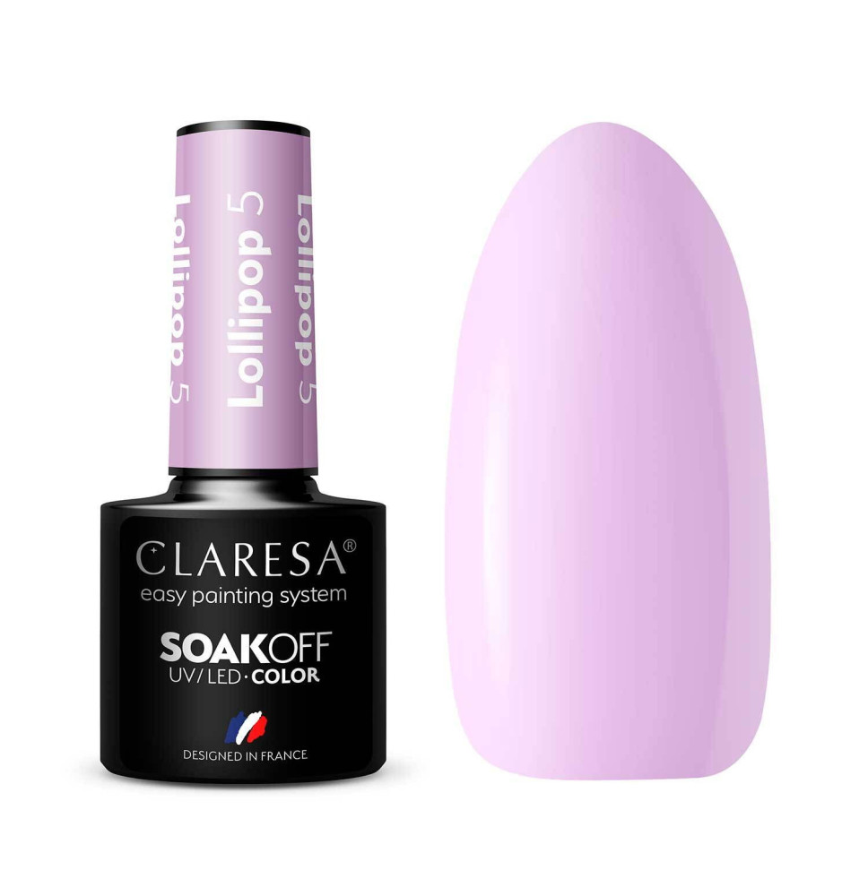 Gél lak CLARESA Lollipop 5 5ml