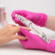 Aba Group pilník lodička biely 100/180 slim