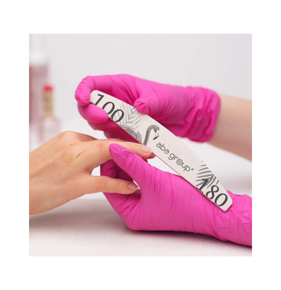 Aba Group pilník lodička biely 100/180 štandart