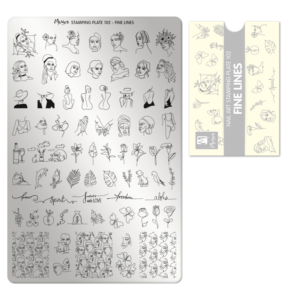 Moyra platňa na pečiatkovanie 102