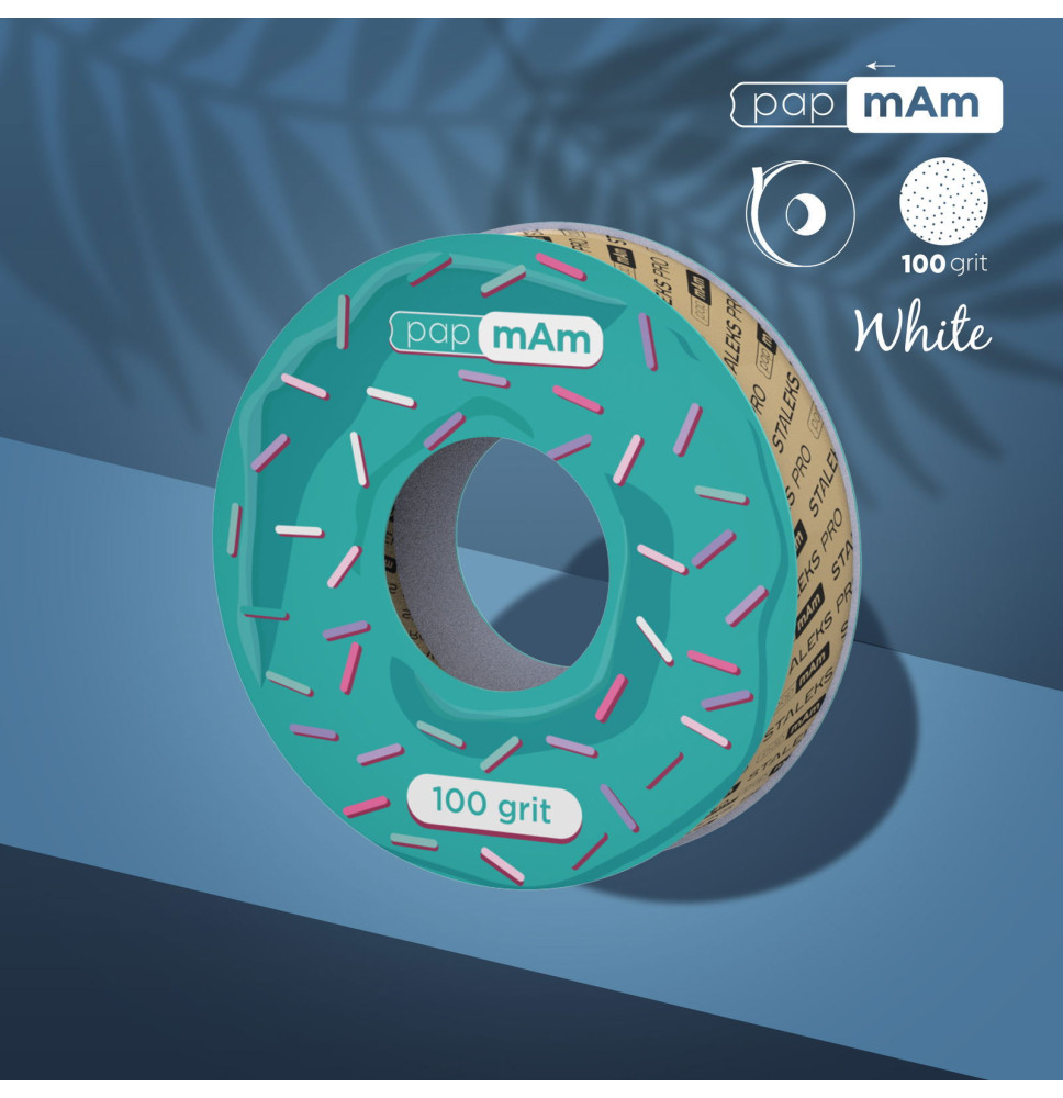 Náhradný brúsny papier STALEKS pap mAm rovný 100 zrnitosť
