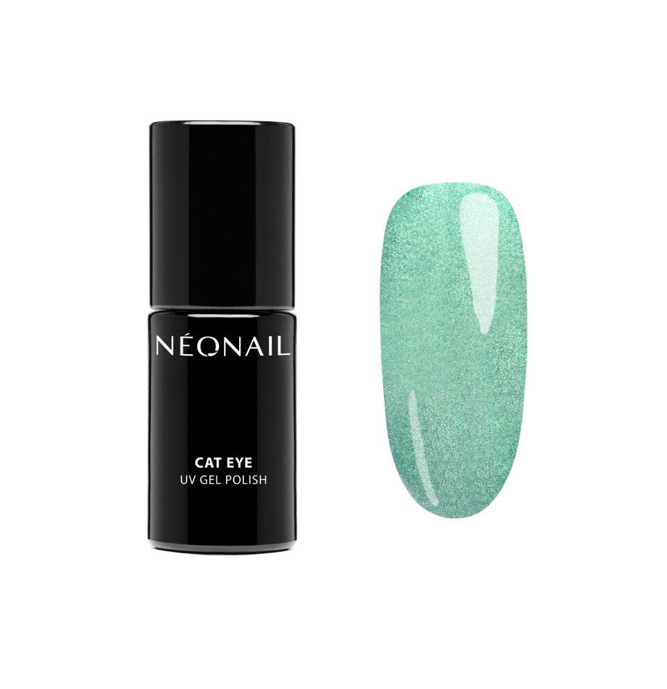 NeoNail gél lak Cat Eye Satin Turquoise 7,2 ml
