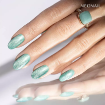 NeoNail gél lak Cat Eye Satin Turquoise 7,2 ml