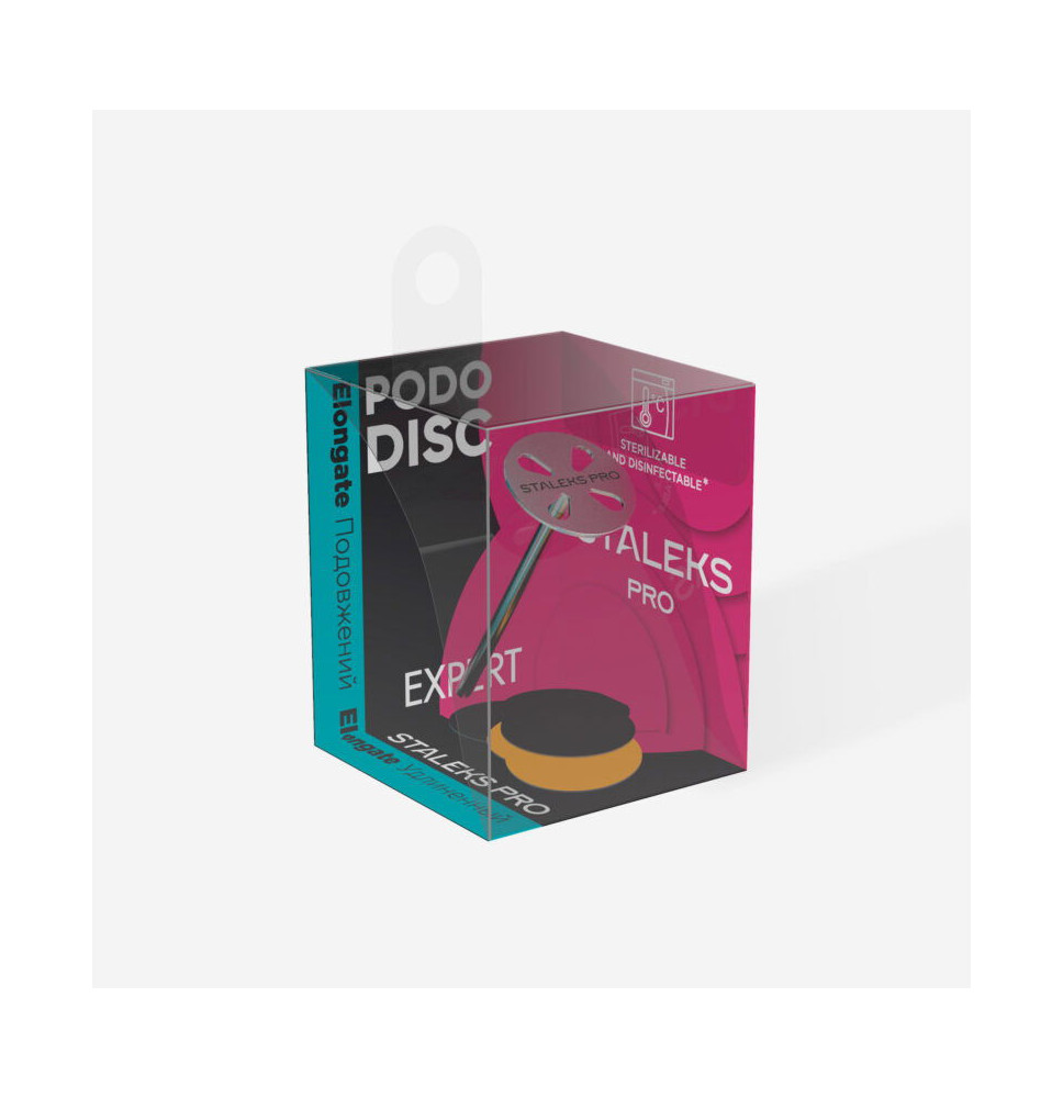 Pedikérsky disk Pododisc S PRO, s vymeniteľnými brúsnymi papiermi zrnitosť 180, 15mm