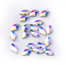 Zirkónové 3D diamanty nechty č.4 AB 20ks