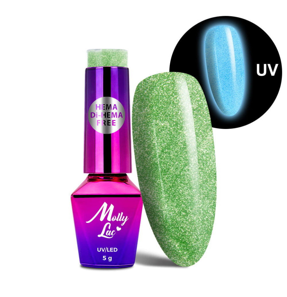 678. MOLLY LAC gél lak Night Glowing 5ML