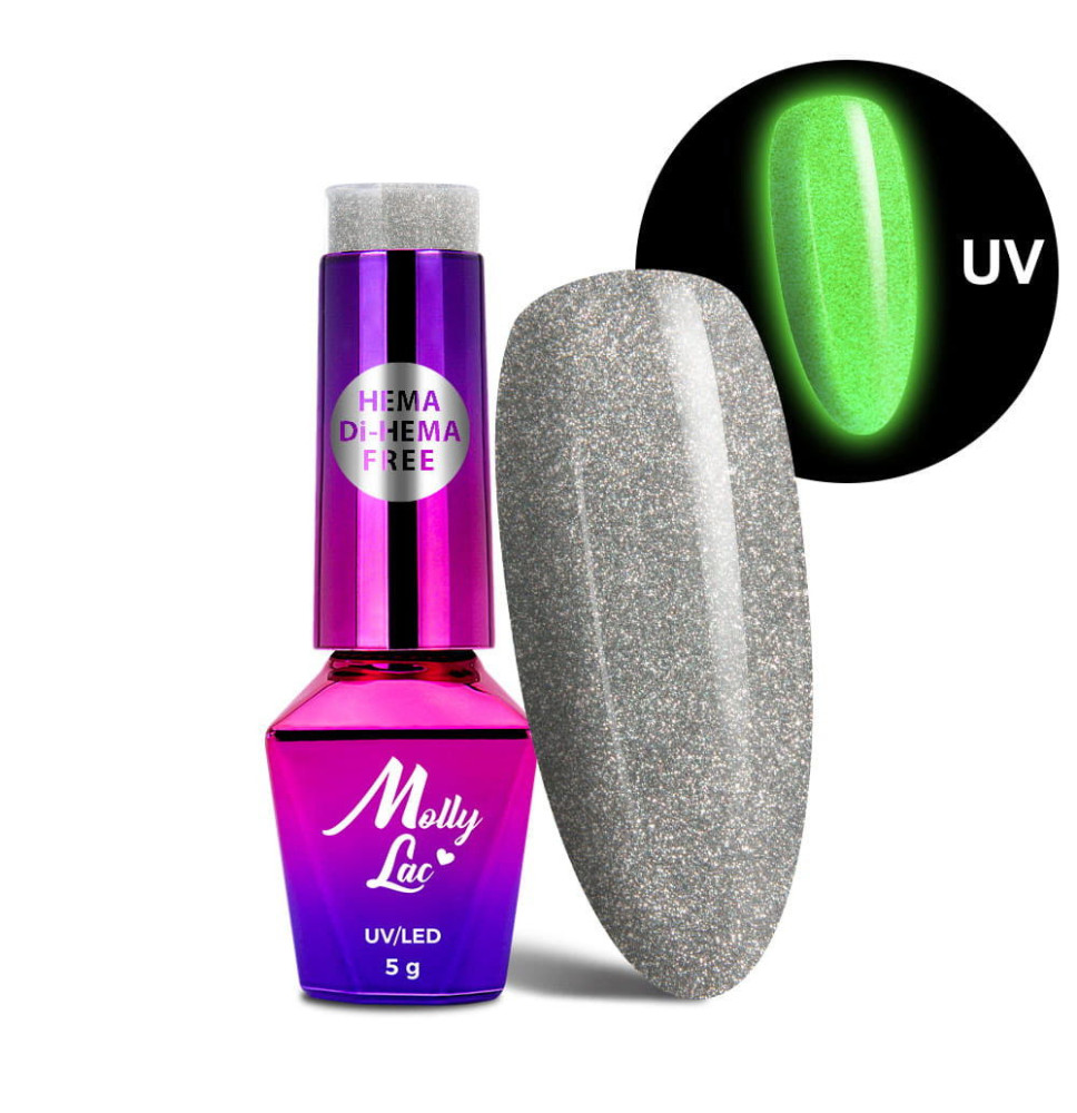 676. MOLLY LAC gél lak Night Glowing 5ML