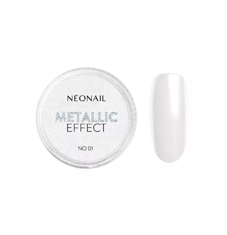 NeoNail prášok na nechty metalický efekt 01