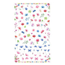 Nálepky na nechty kvety F576