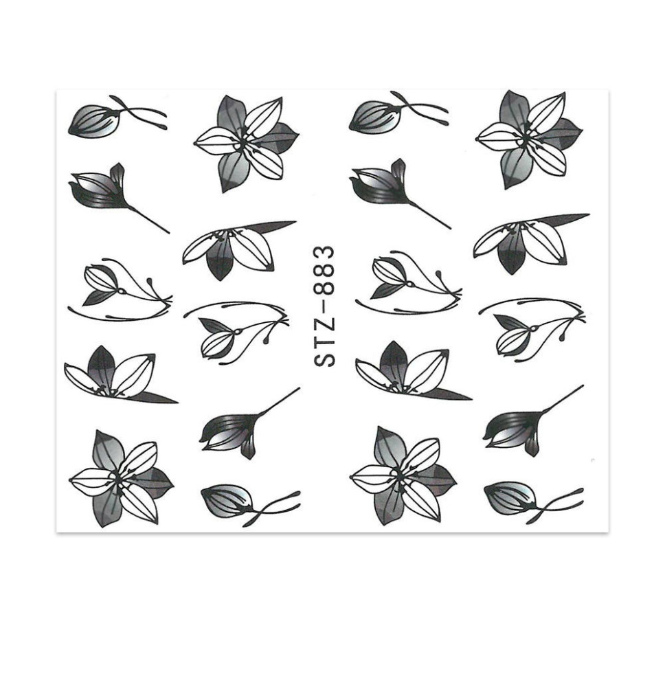 Vodonálepky na nechty STZ-883