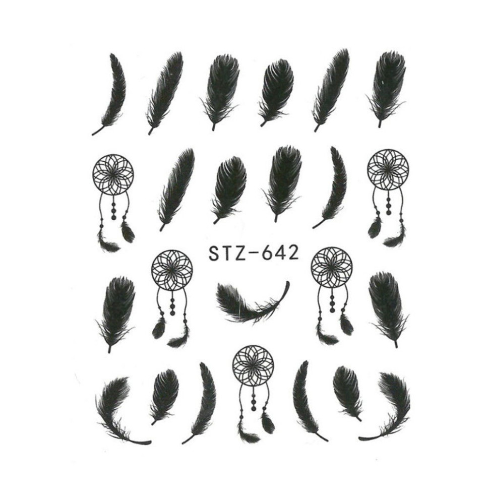 Vodonálepky na nechty STZ-642