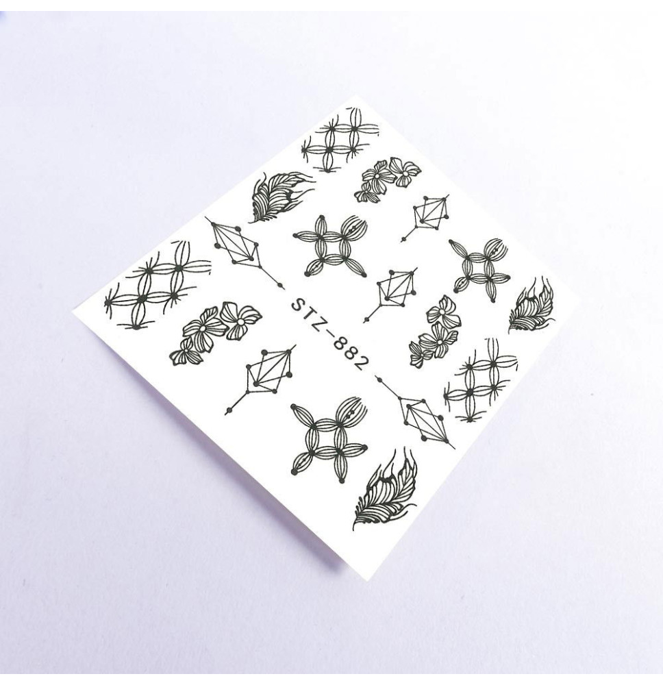 Vodonálepky na nechty STZ-882