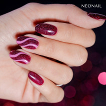 NeoNail báza Glitter effect Burgundy Shine 7,2ml