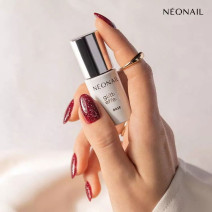 NeoNail báza Glitter effect Red Shine 7,2ml