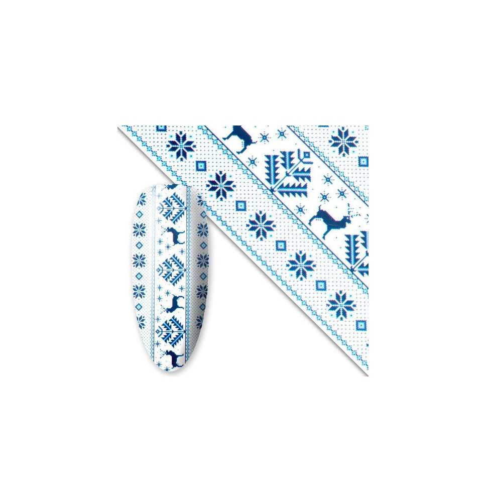 Vianočná transfér fólia 06 100cm