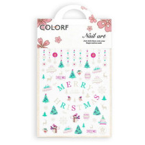 Svietiace UV nálepky na nechty tenké CY-019