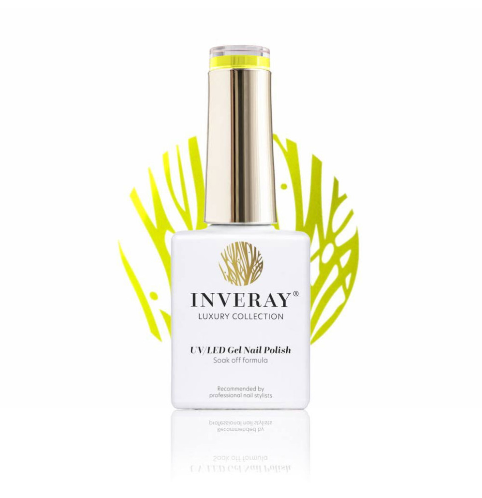 Inveray UV/LED Gél lak N°135 ELECTRIC YELLOW 10ml