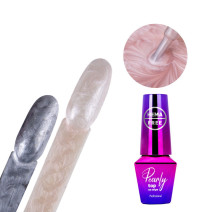 Molly Lac perleťový top coat Sepi Silver 10g