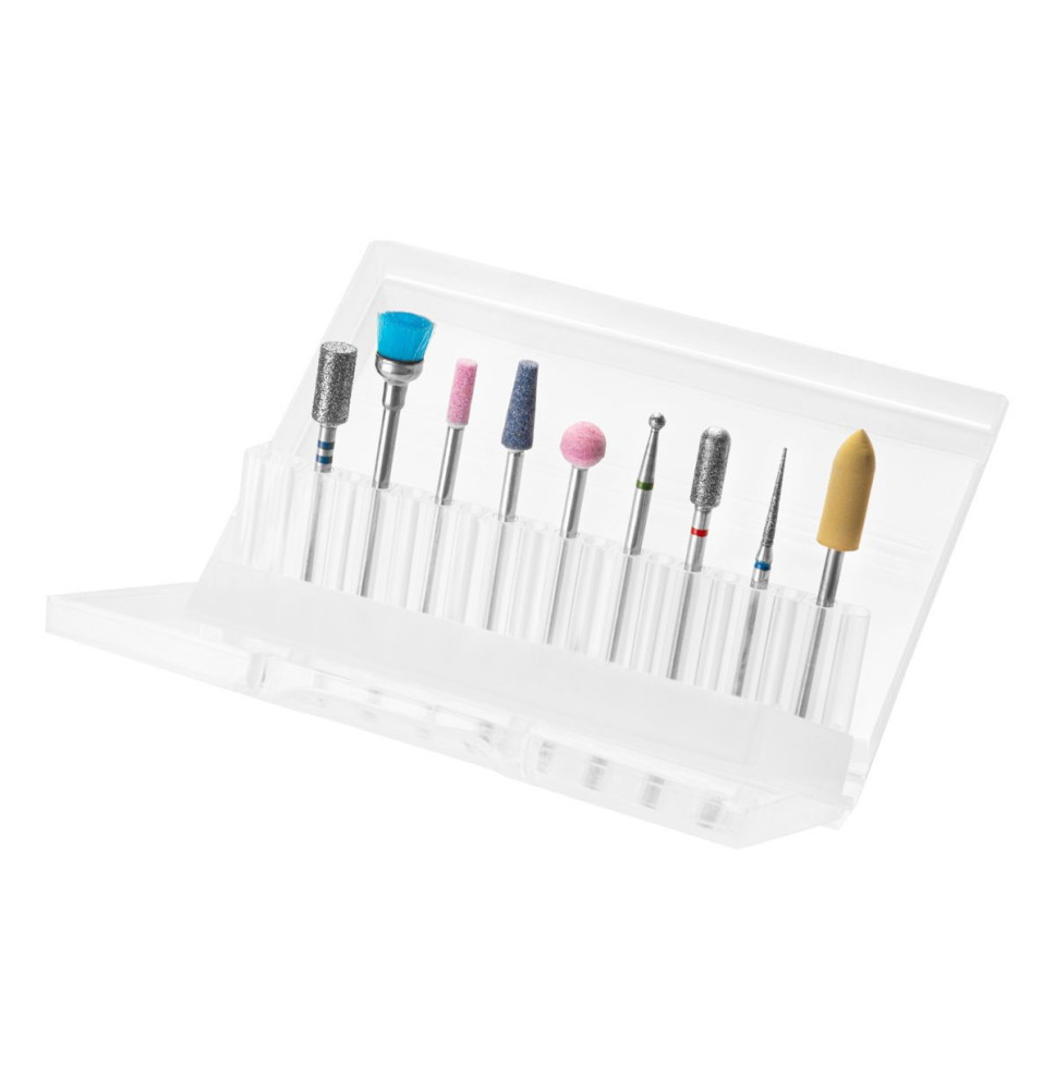 eXo sada nástavcov do brúsky na nechty 9ks