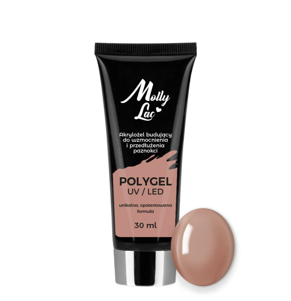 Molly Lac Polygél - Light Brown 30ml