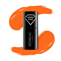 Semilac - gél lak 433 Suporting Orange 7ml