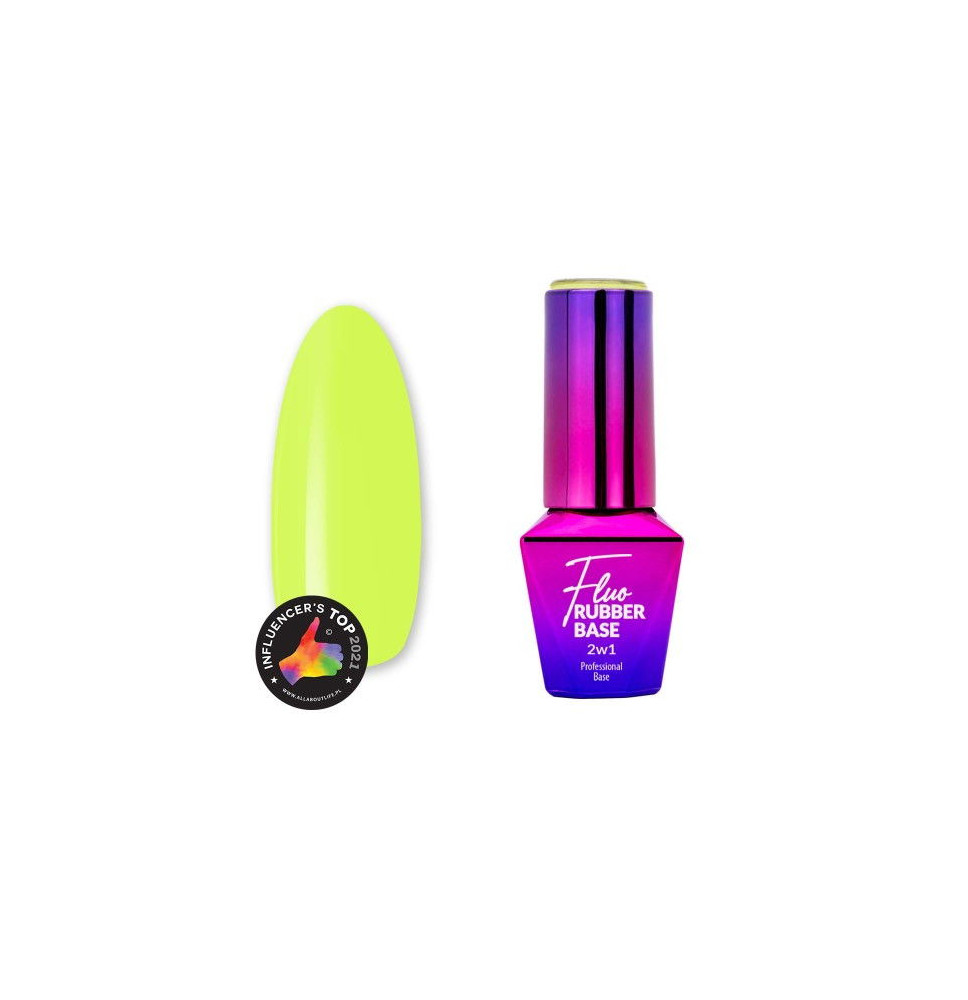 Molly Rubber báza Fluo 2v1 Cool Swirl 10g