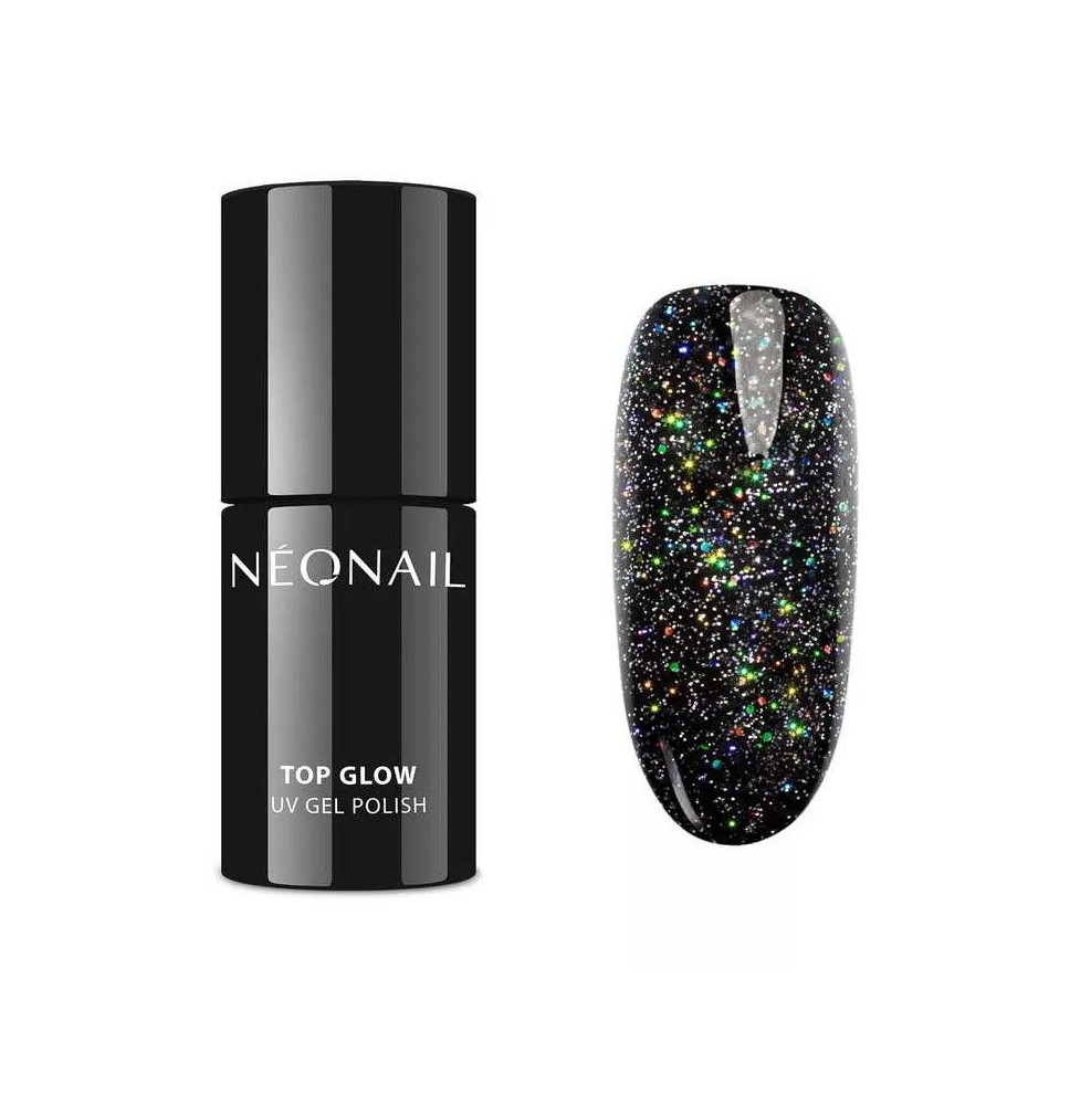 Gél lak Neonail Top Glow Multicolor Holo 7,2 ml