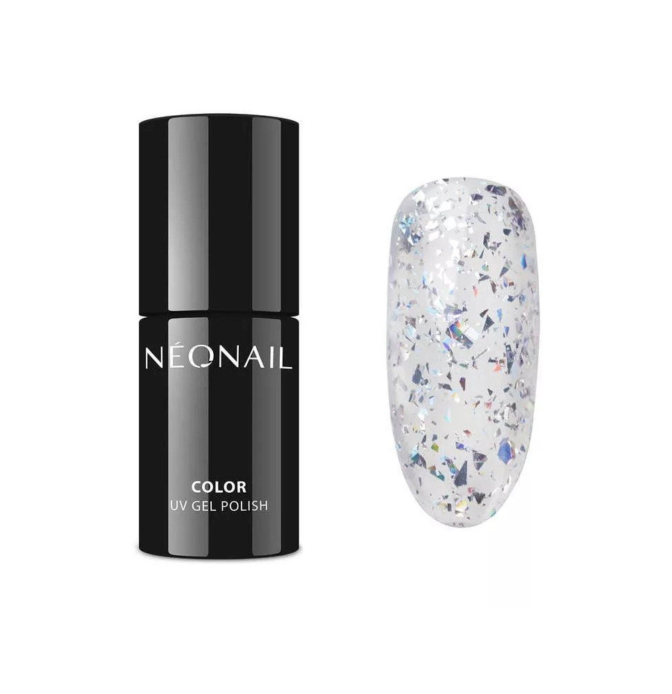 Gél lak Neonail Silver Confetti 7,2 ml