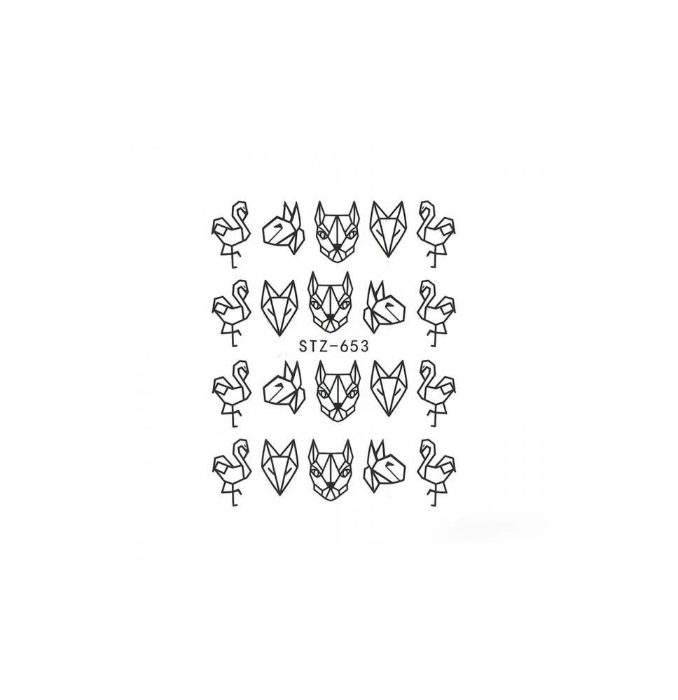 Vodonálepky na nechty STZ-653